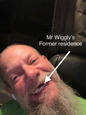 Me & Mr Wiggly's previous address. Kinda miss'em. Maybe I'll get RIP Mr Wiggly engraved on his replacement.