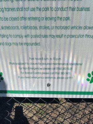 Edinburg Bicentennial Dog Park