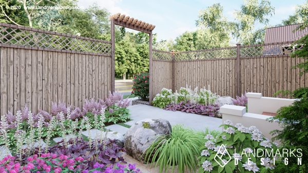 Landscape Design 3D Rendering