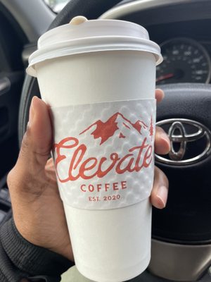 20oz hot coffee