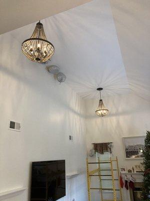 Ceiling fixture after