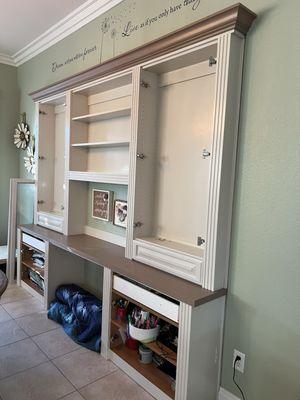 Painted built in cabinets