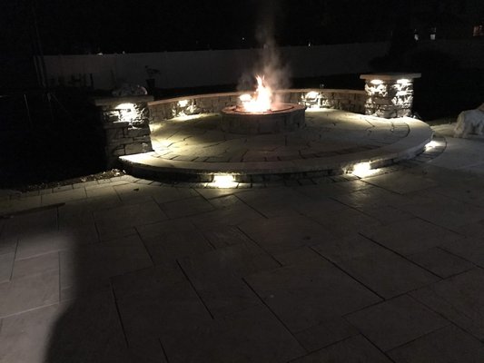 Rosetta Stone Fire Pit Patio