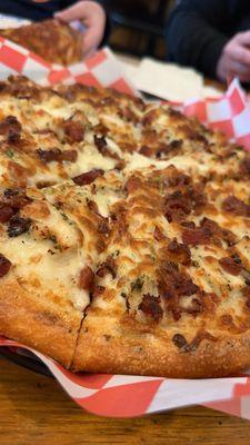 Chicken Bacon Ranch Pizza