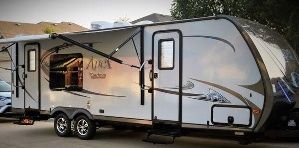 2015 Coachmen Apex 258RXS AKA Abigail. Sleeps up to 6 people, is lightweight and provides all the comforts from home. Book now!