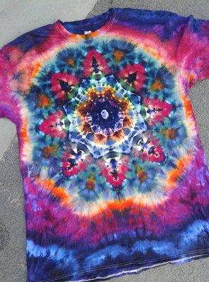 Ice-dyed Mandala T-shirts!