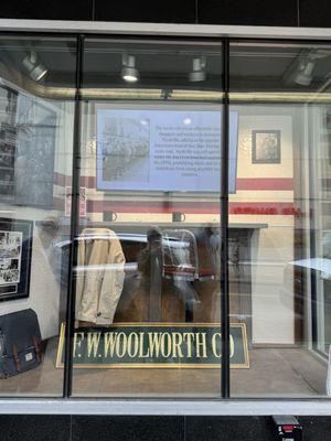 Walking tour location - the old Woolworth counter location