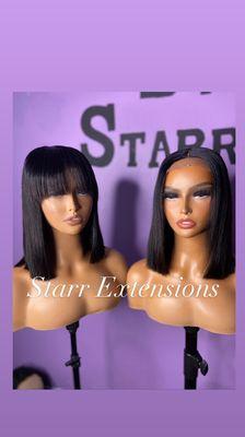 12in 4*4 Closure Bob Wigs