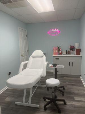 Cosmetic Injectables Treatment Room where you relax during Botox Filler and more