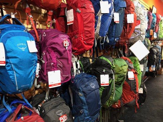 Osprey & Deuter Packs