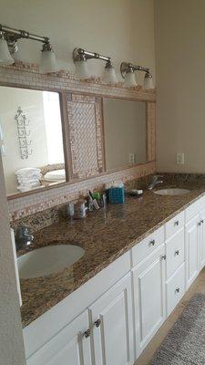 We offer the finest granite countertops with excellent installation, choose Hallmark!