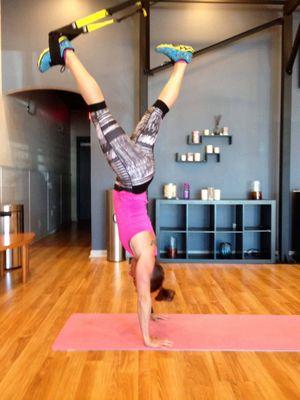 TRX is a great tool to help you master your handstand!!