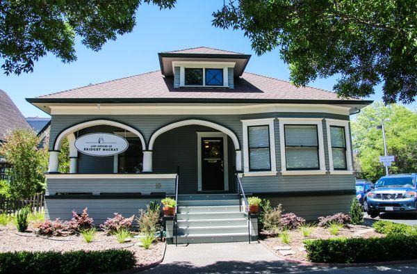 Our estate planning office is open! We are near downtown Petaluma on Keller St.