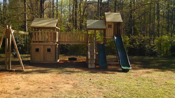 Custom playset for an apartment complex