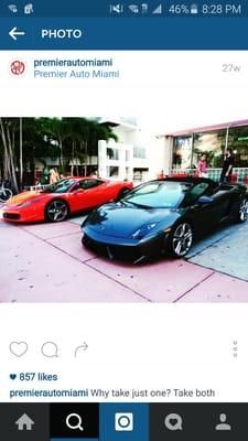 Pick one here at Miami Pacific Book your dream car  776 6176690