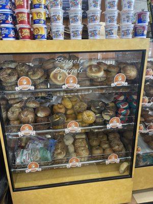 Bagel selection.