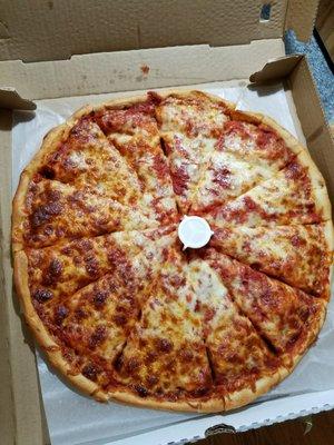 Large cheese pizza