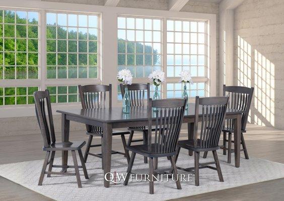 Slate Mission Dining Set