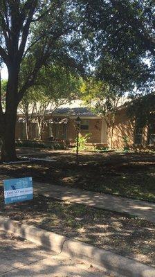 Almost finished. Clients are happy with their Timberline HD Weatherwood Shingle