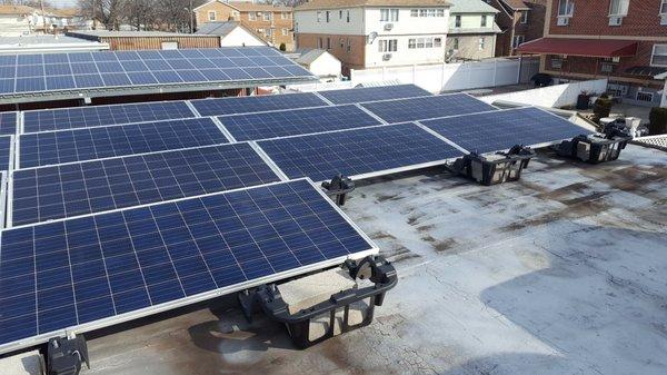 Solar Panels Support designed by SEIPC for National Grid