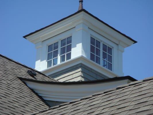 A pretty looking cupola at the seaside home.