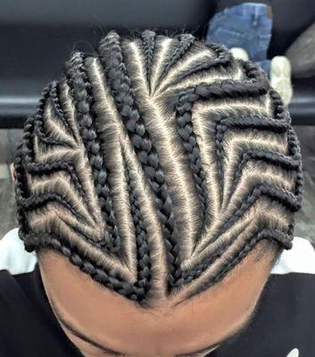 Man cornrows!!!