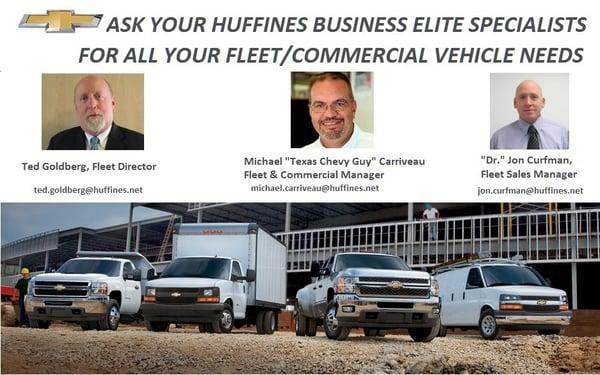 Huffines Chevrolet Fleet & Commercial Staff