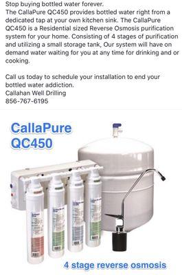 CallaPure Reverse Osmosis system.