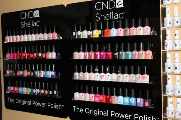 Summer Breeze carries over 80 CND Shellac Colors! and more coming this fall 2016!