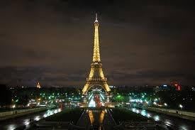 Paris at night.