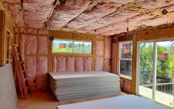 Completed Insulation job