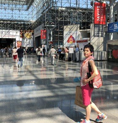 Dina visits the Fancy Food Show every year to keep up with new products that are appropriate for her patients.