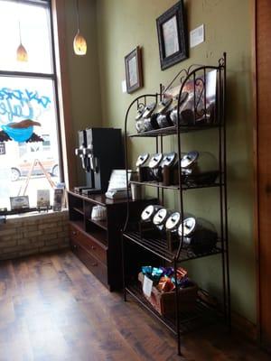 Coffee corner. Coffees from Door County.