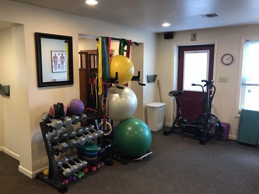 Therapeutic exercise area