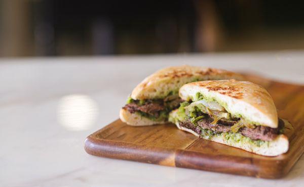 Churrasco chimichurri sandwich