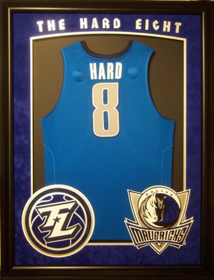 Platinum Plus Level Custom Jersey Framing by Wiser Designs Custom Framing