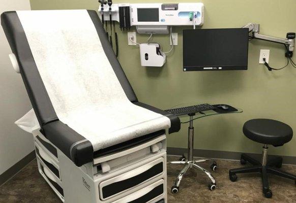 Novant Health-GoHealth Urgent Care Exam Room in the Berewick neighborhood of Charlotte