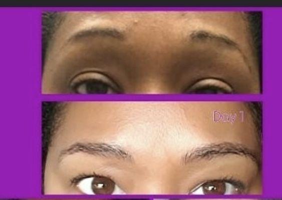 Micro bladed eyebrows