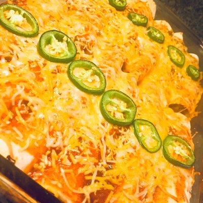 Ugly Chicken Enchiladas