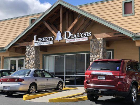 Monday, May 20, 2019: Liberty Dialysis in plaza.