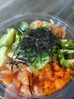 salmon poke bowl