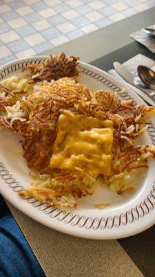 Triple Hashbrowns "covered"