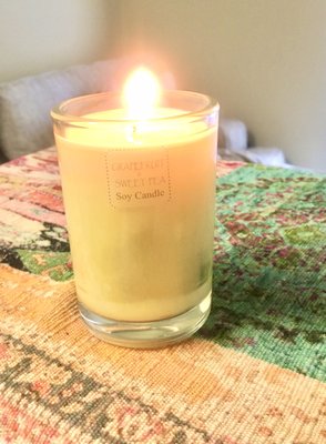 "Grapefruit Sweet Tea" soy candle