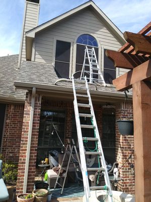 Replacing half circle window.