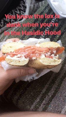 Lox bagel