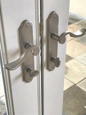 Fresh high end double door entry locks