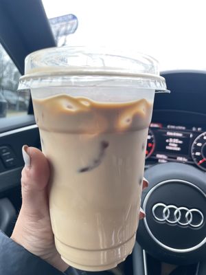 Iced latte- decaf