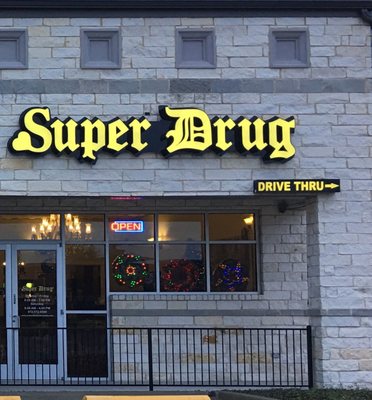 SUPER DRUG in Rockwall Establish in 2002. Full line Pharmacy. Compounding, vaccines, medical supplies. Medicare Part D enrollment.