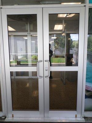 Pair of Aluminum Entrance Doors