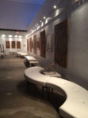 Art gallery lounge